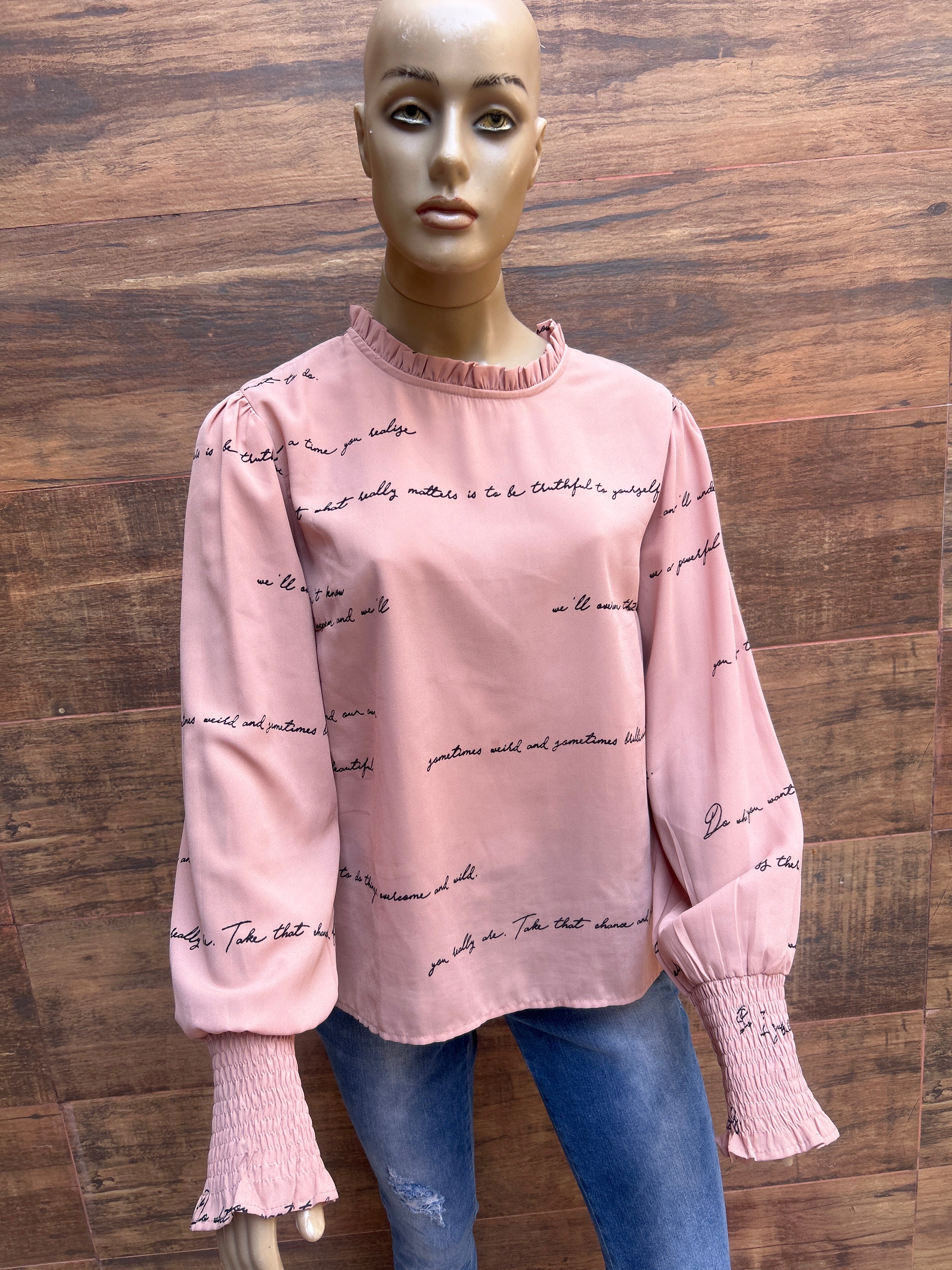 Blusa Manga longa TAM M