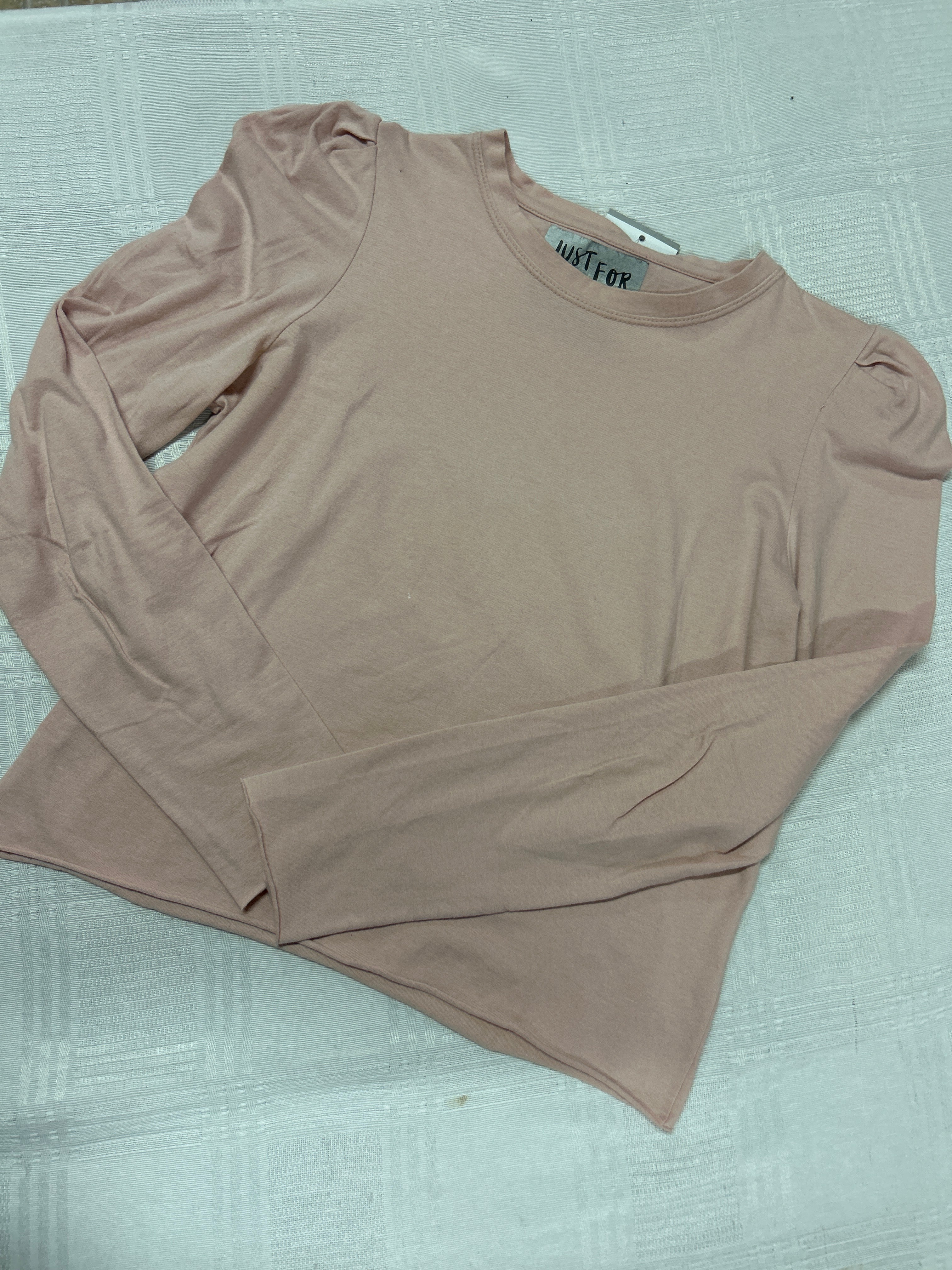 Blusa Salmão mangas princesa TAM P