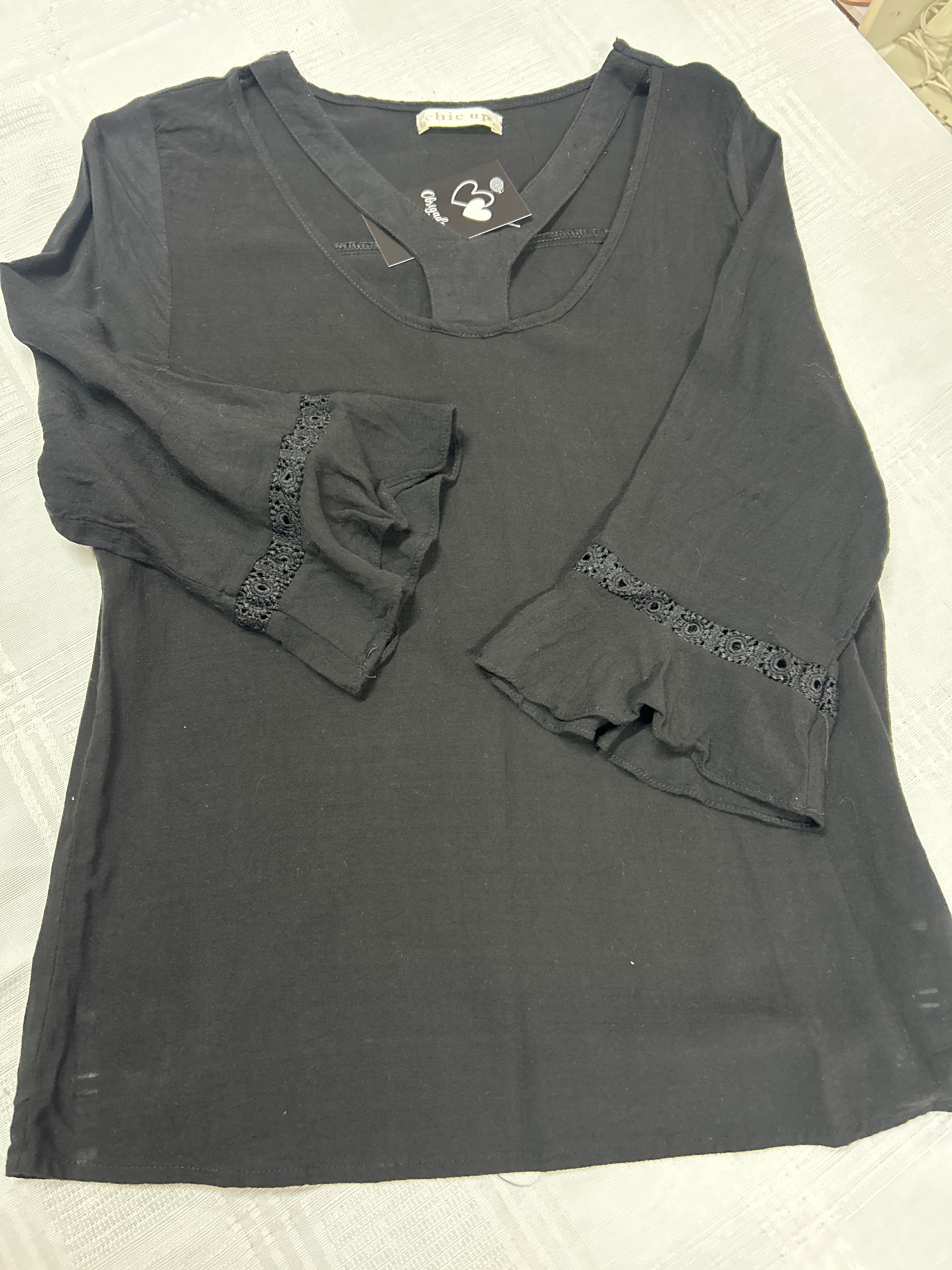 Blusa mangas 3/4 TAM M