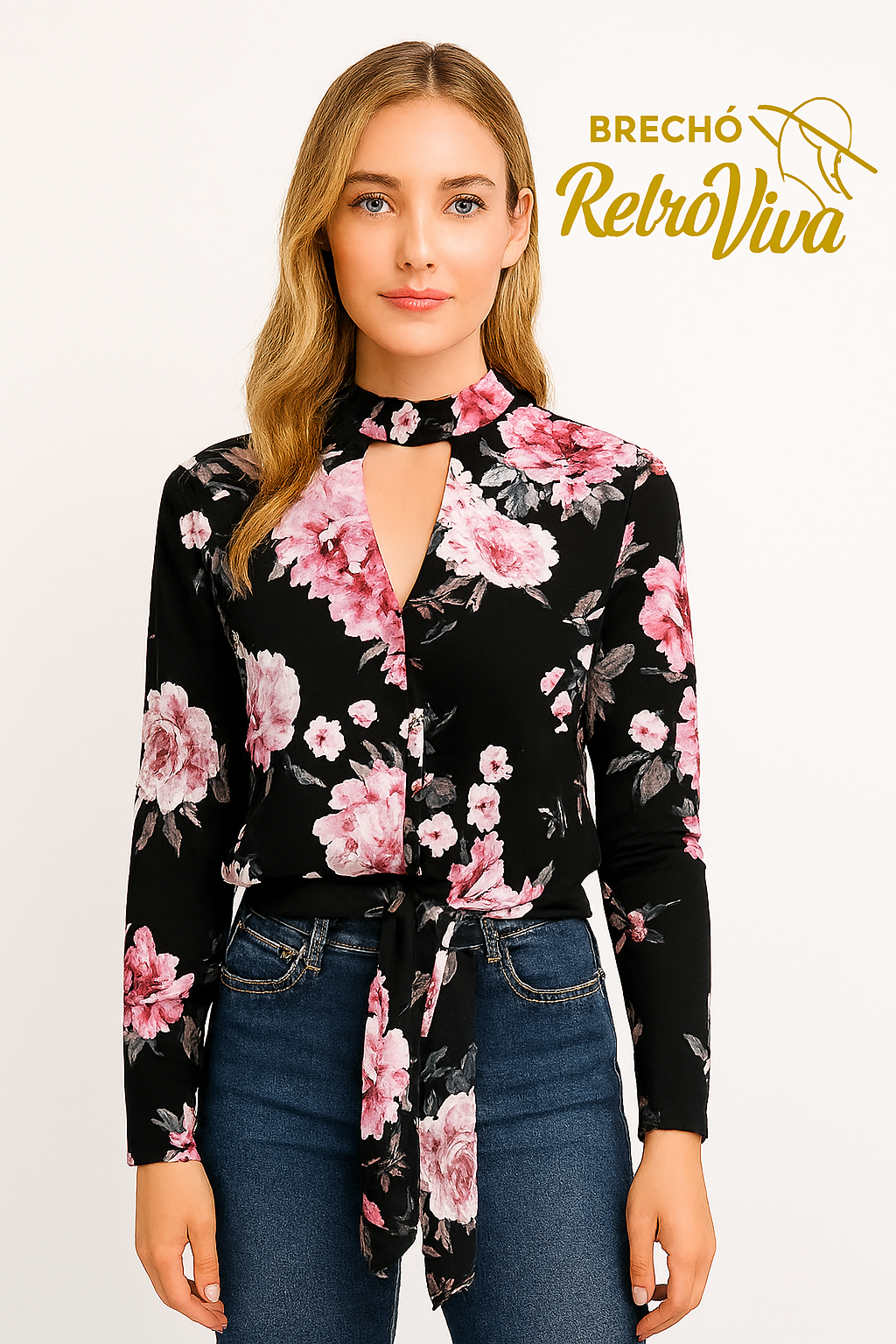 Blusa Floral - TAM M