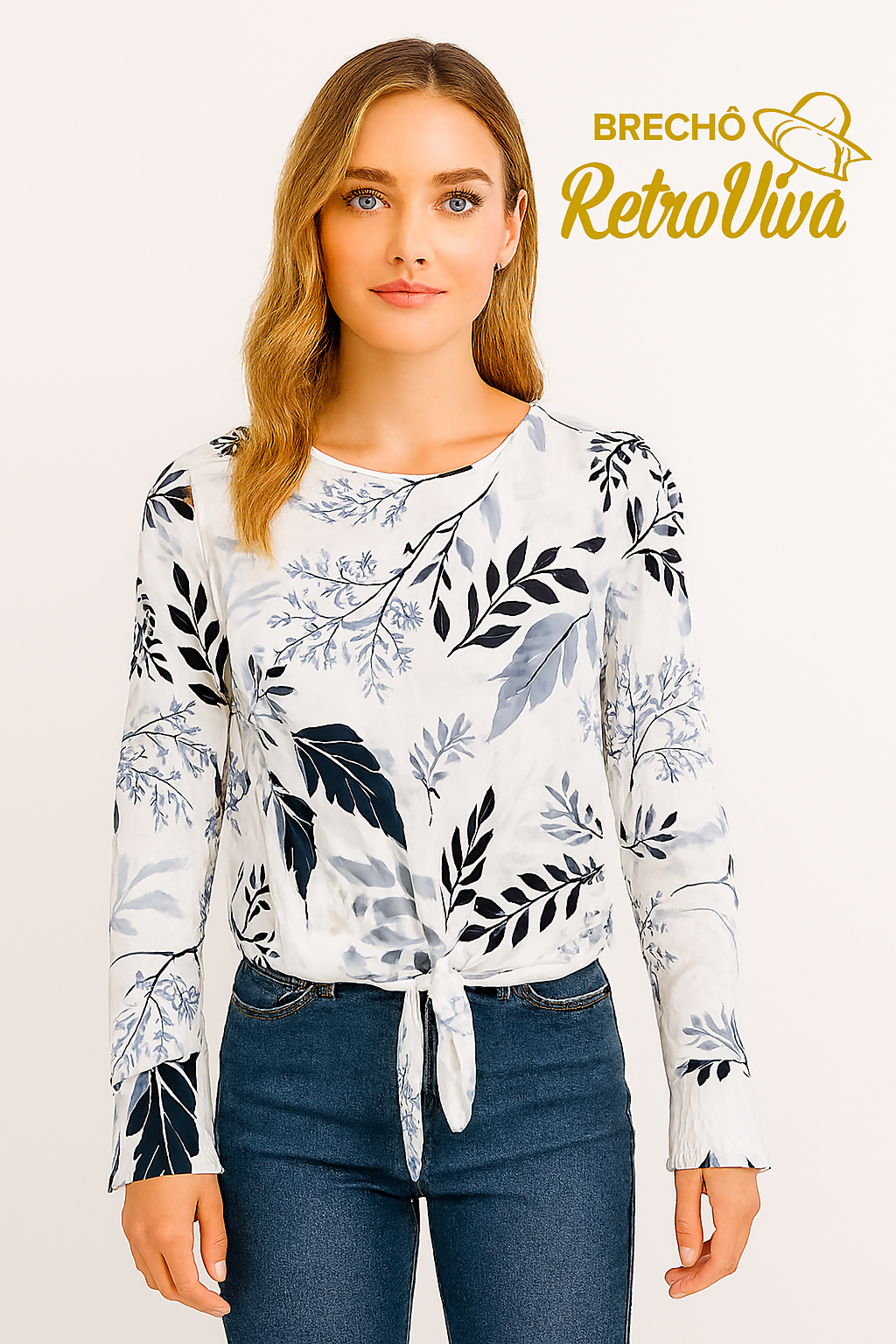 Blusa Estampada – Leveza com Estilo - TAM M