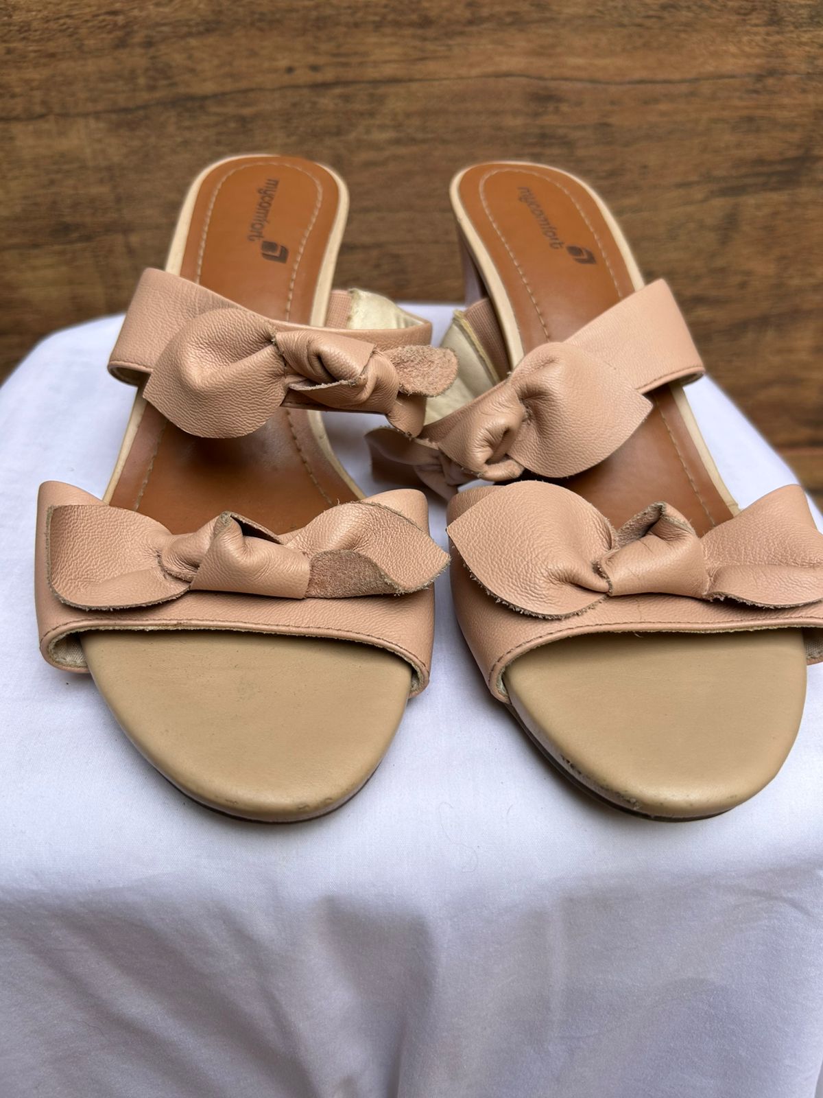 Sandália MyComfort Bege – Delicadeza e Conforto - Nr 38