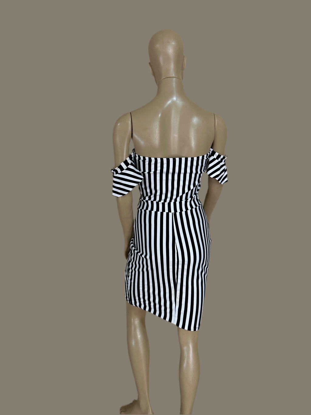 Vestido de listras