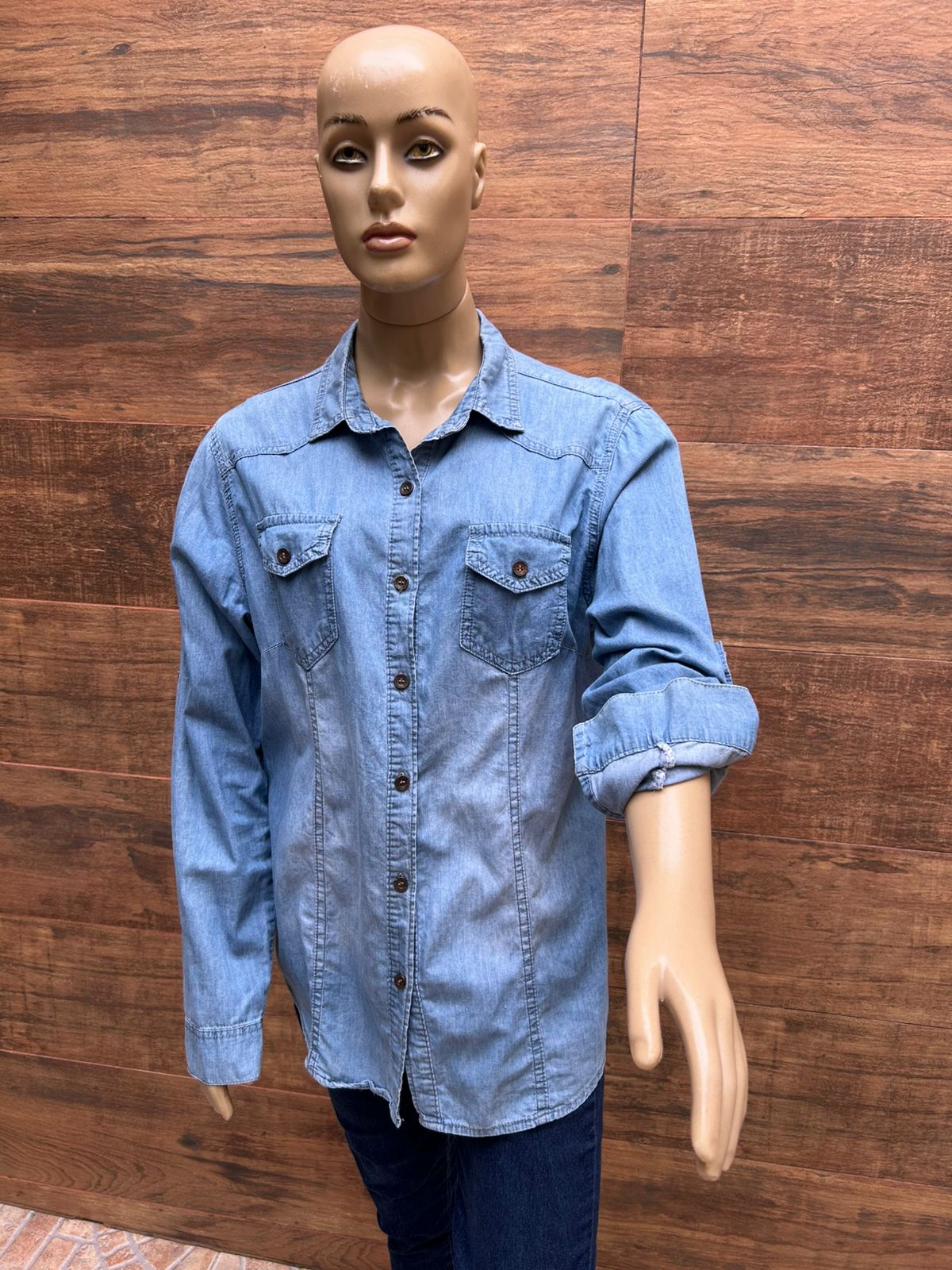 Camisa Jeans Clara – TAM G