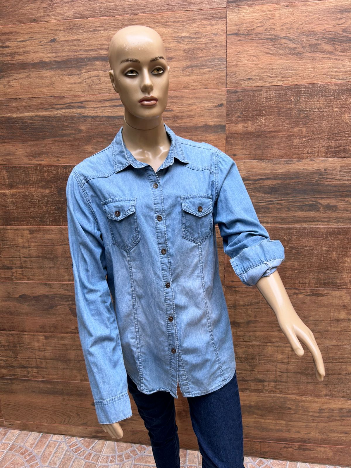 Camisa Jeans Clara – TAM G