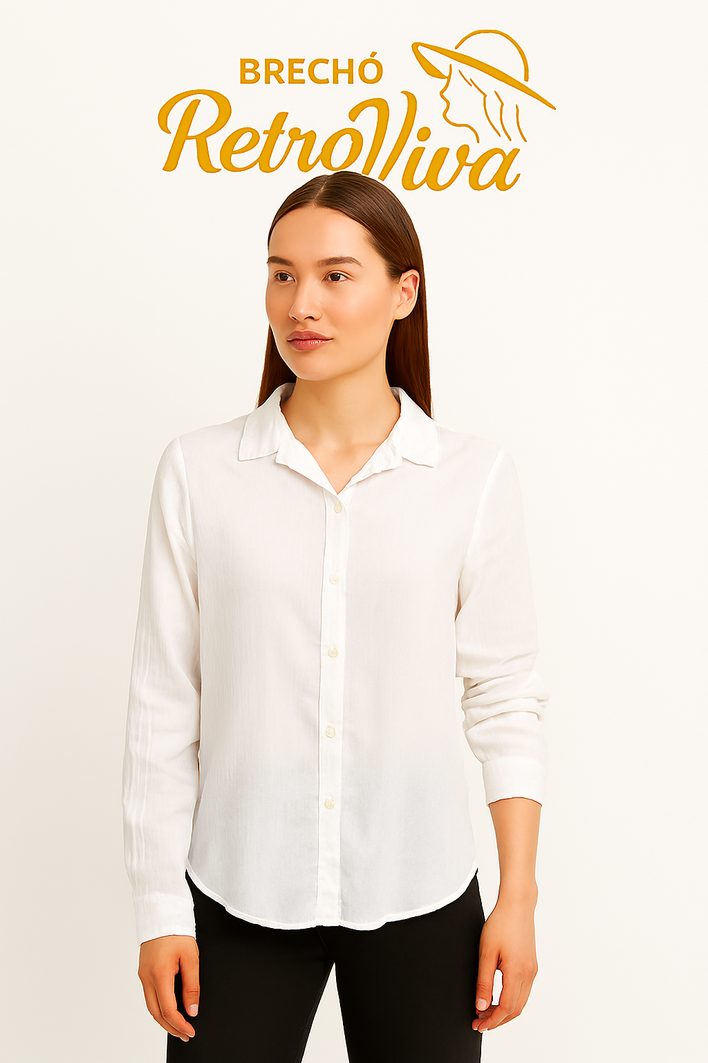 Camisa Branca Clássica – TAM M